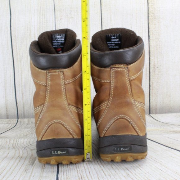 LL BEAN Lace-up Storm Chaser Boots Size 8 - Picture 7 of 9